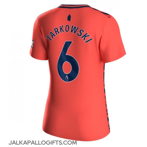 Everton James Tarkowski #6 Vieraspaita Naiset 2023-24 Lyhythihainen